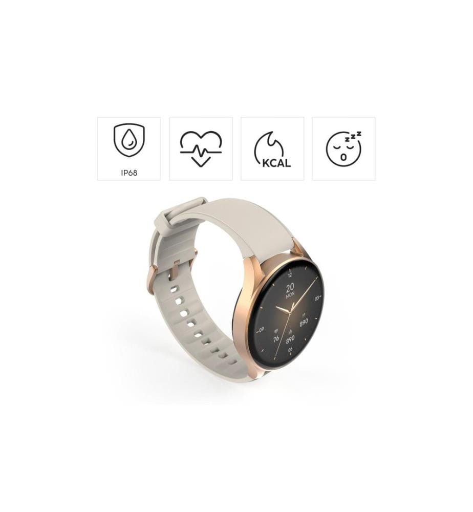 HAMA - Smartwatch 8900 AMOLED 43 mm Gold