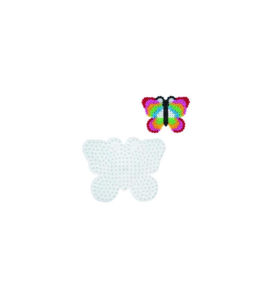 HAMA - Bügelperlen Platten Midi-Schmetterling Weiss