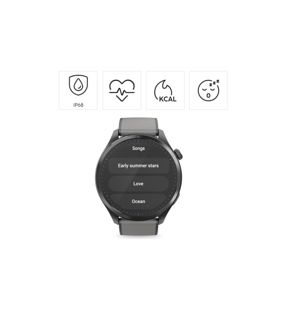 HAMA - Smartwatch 9000 AMOLED 47 mm Anthracite