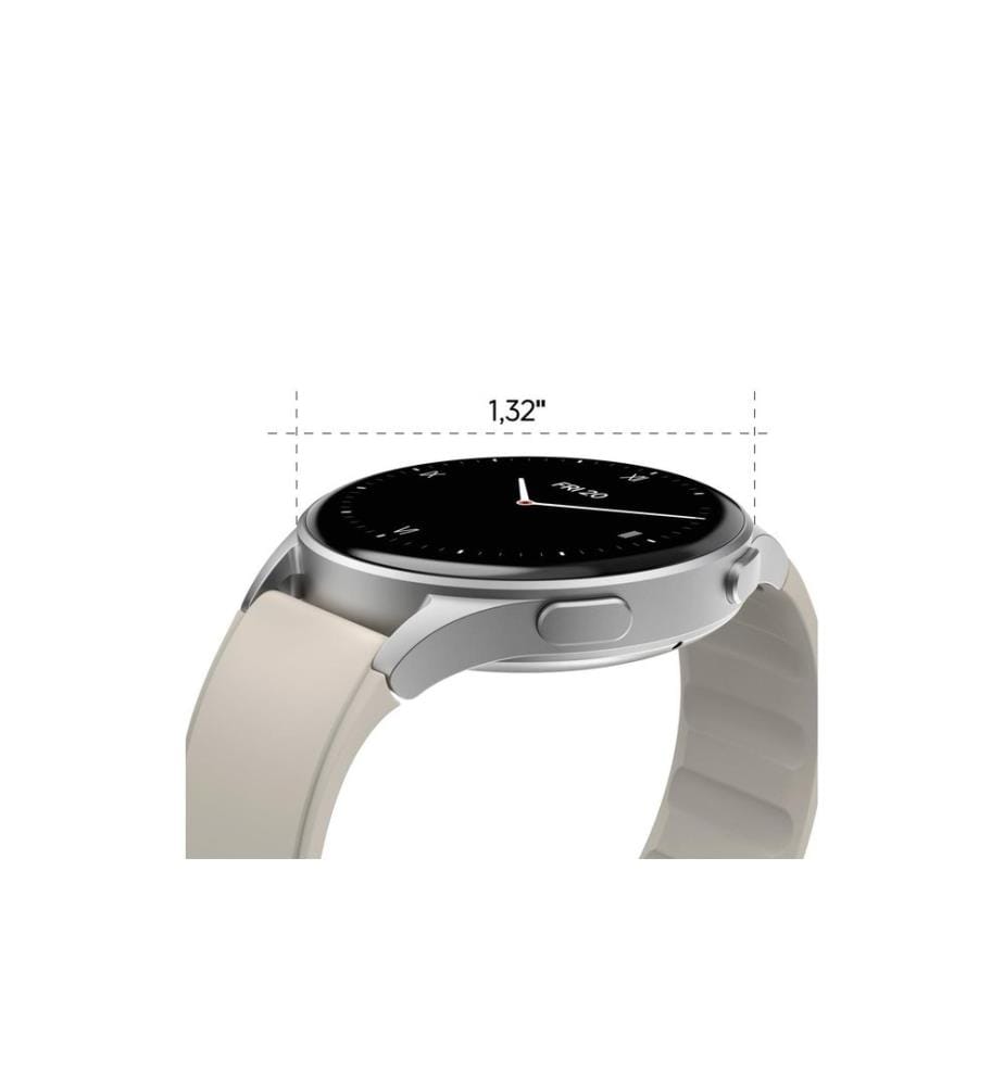 HAMA - Smartwatch 8900 AMOLED 43 mm Argent