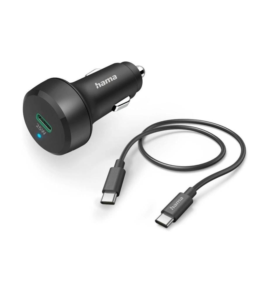 HAMA - Autoladegerät Car Charger USB-C 25 W Weiss