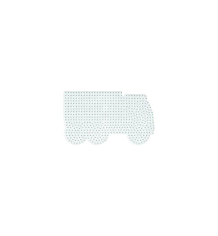 HAMA - Bügelperlen Platten LKW Weiss, 10 x 17 cm