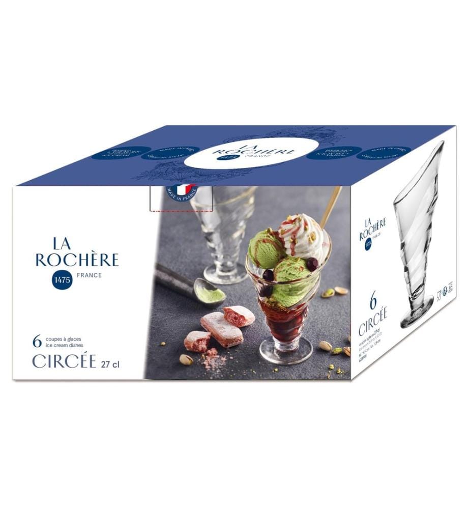 La Rochère - Dessert-Schale Circee 6 Stück, Transparent