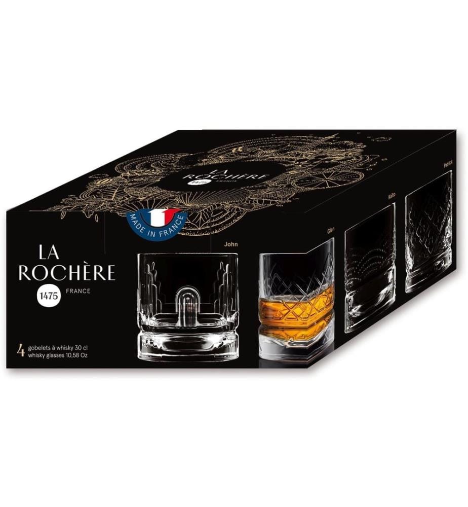 La Rochère - Verre à whisky Dandy 300 ml, 4 Pièce/s, Transparent