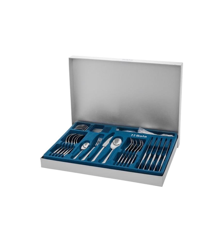 Sola - Kits de couverts Papua 36-pièces, Chrome