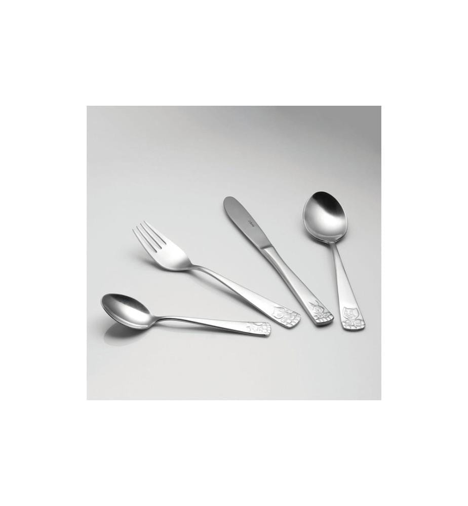 Sola - Set de couverts pour enfants Lusol 755 Elite 4 pcs., argent