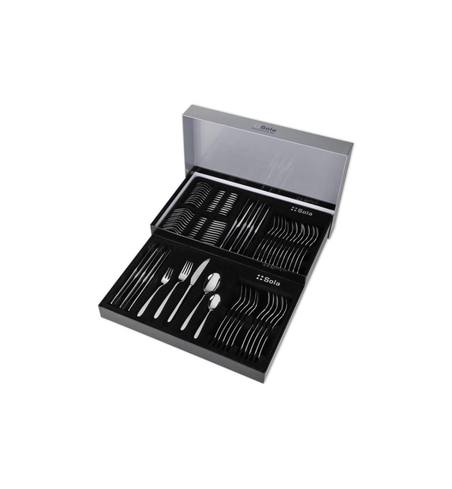 Sola - Besteck-Set Basic Alpha poliert 60-teilig, Silber