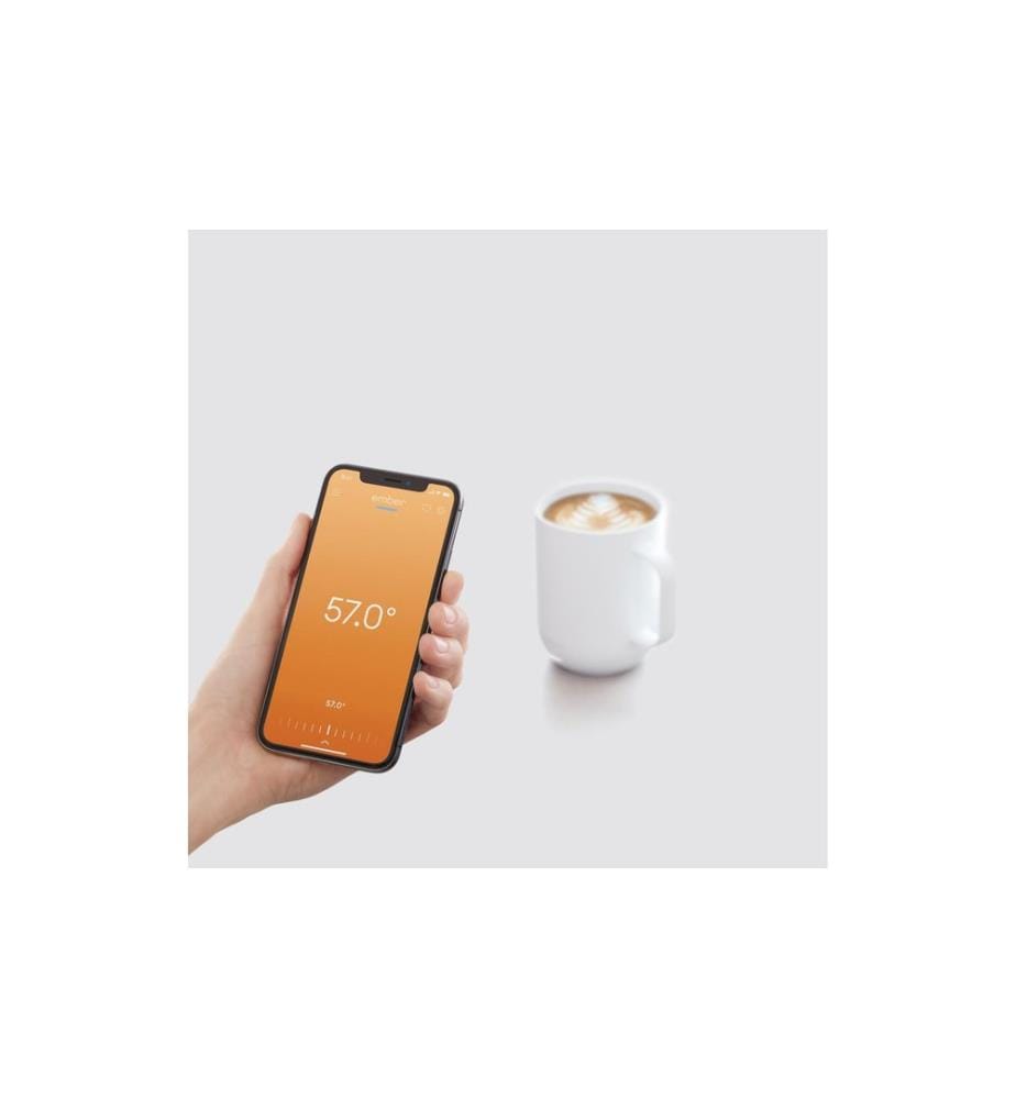 EMBER - Tasse de tempérage Mug 14oz 414 ml, Blanc