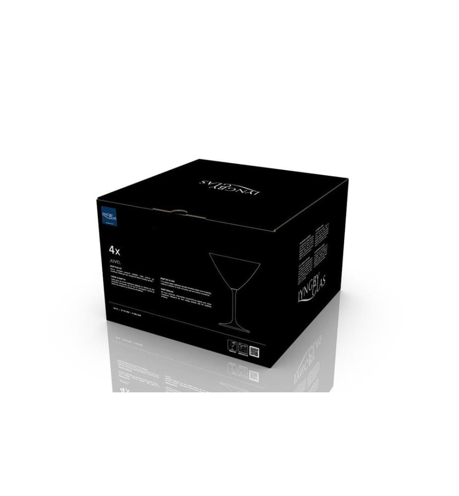 Lyngby - Martiniglas Juvel 4 Stück, 28 cl
