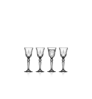 Lyngby - Verre à brandy Aquavit Melodia 4 pièces, 5 cl