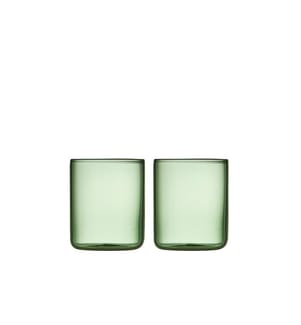 Lyngby - Schnapsglas Torino Grün, 2 Stück, 5.5 cl