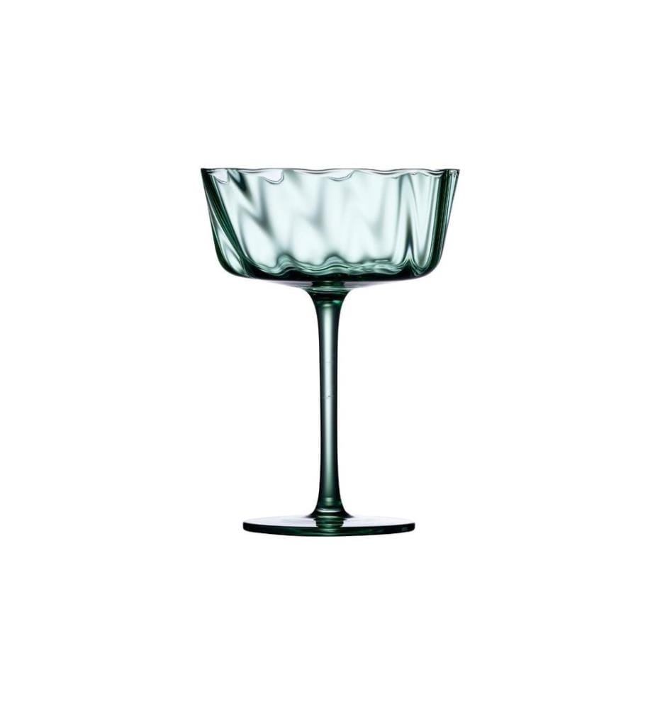 Lyngby - Verre à Champagne Vienne Vert, 4 pièces, 30 cl