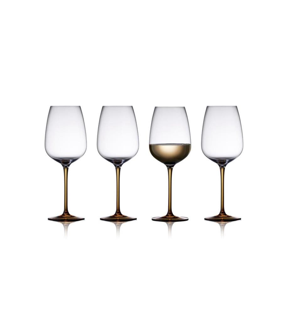 Lyngby - Weingläser-Set Vienna Braun, 4 Stück, 53 cl
