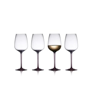 Lyngby - Weingläser-Set Vienna Lila, 4 Stück, 53 cl