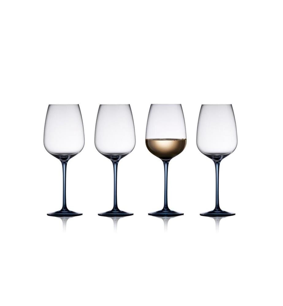 Lyngby - Weingläser-Set Vienna Blau, 4 Stück, 53 cl