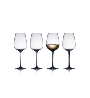 Lyngby - Weingläser-Set Vienna Blau, 4 Stück, 53 cl