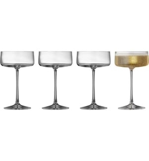 Lyngby - Verre à Champagne Zero 4 pièces, 26 cl