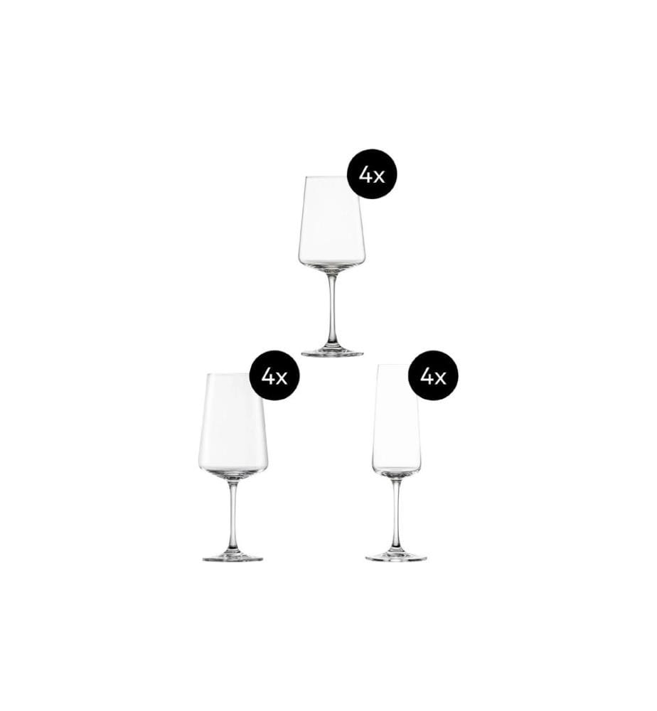 Schott Zwiesel - Weingläser-Set Mio Vino 380 ml, 12 Stück, Transparent
