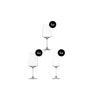 Schott Zwiesel - Weingläser-Set Mio Vino 380 ml, 12 Stück, Transparent
