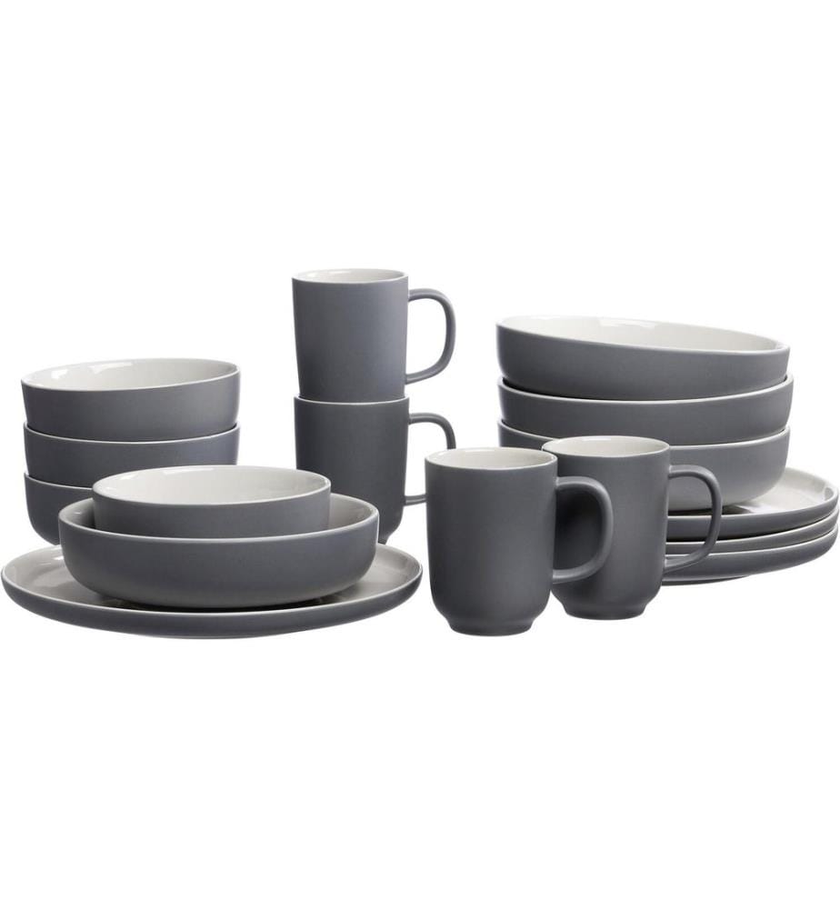 Ritzenhoff & Breker - Speise-Service Jasper 16-teilig, Grau