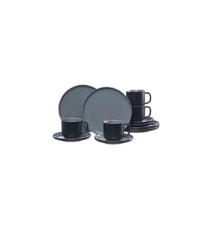 Ritzenhoff & Breker - Kaffee-Service Jasper 12-teilig, Schwarz