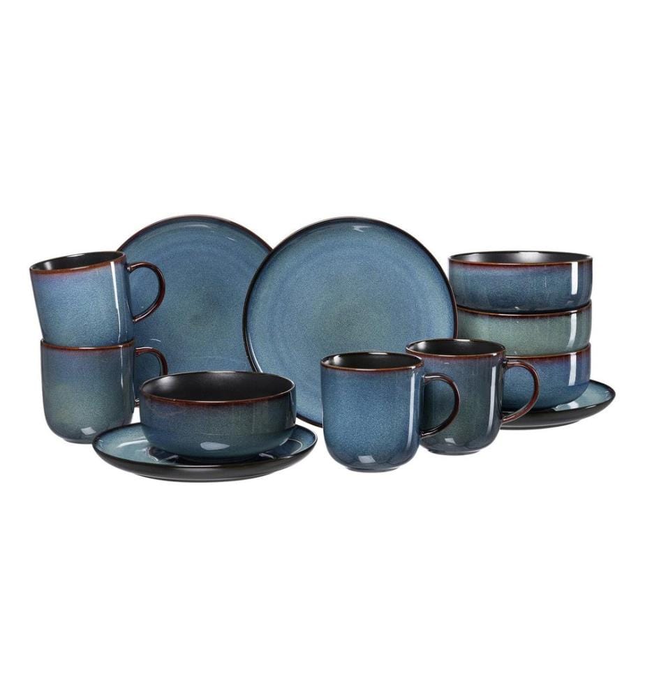 Ritzenhoff & Breker - Service de café Bali 12 pièces, bleu