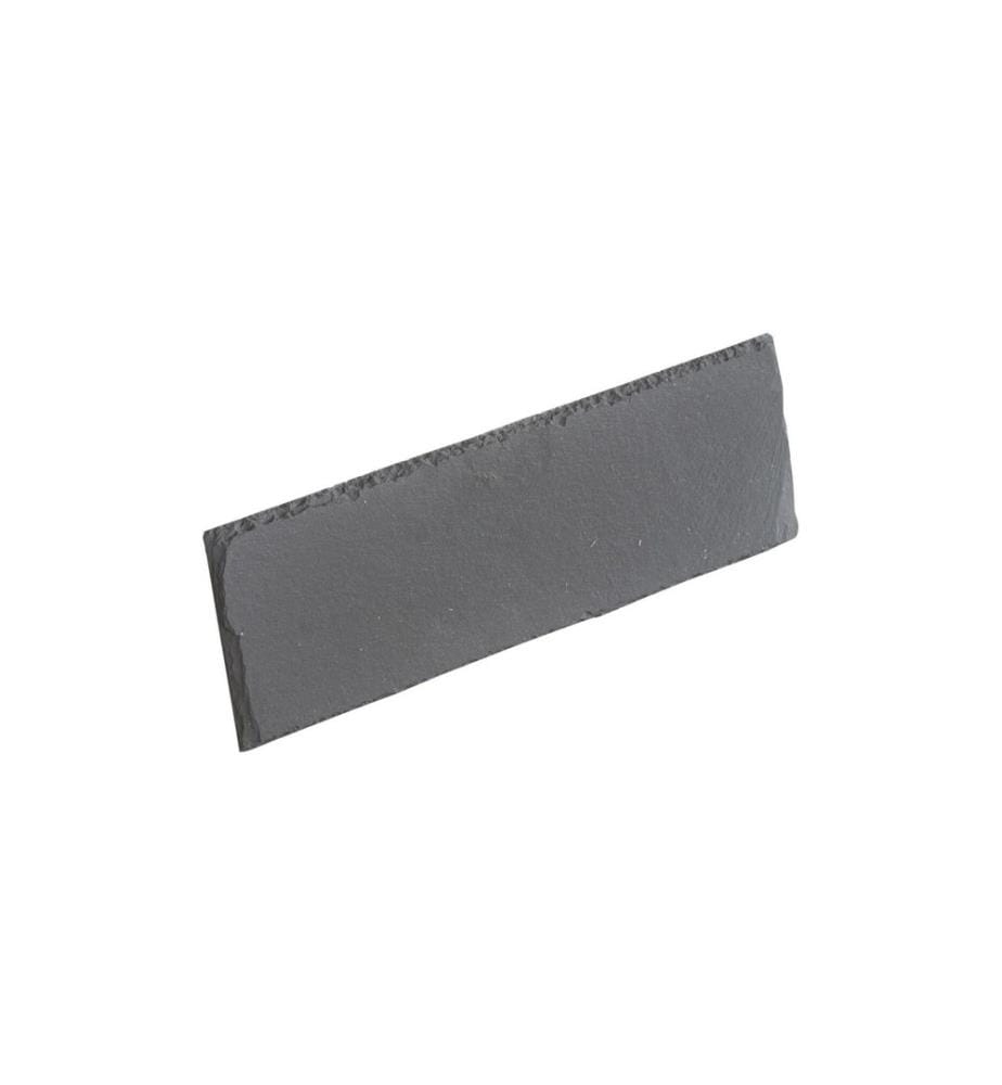 BALTHASAR - Servierplatte rechteckig 10 cm x 30 cm, Schwarz