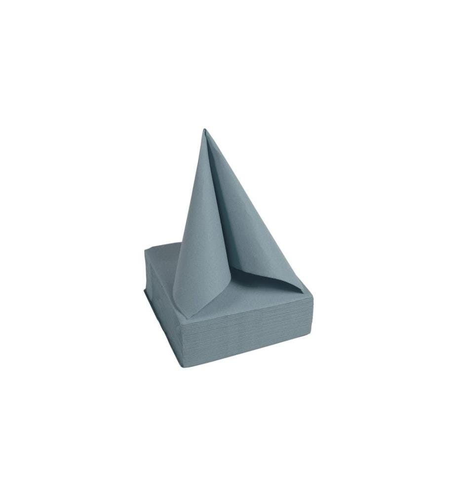 PRO nappe - Serviettes en papier 20 cm x 20 cm, 50 Pièce/s, Gris