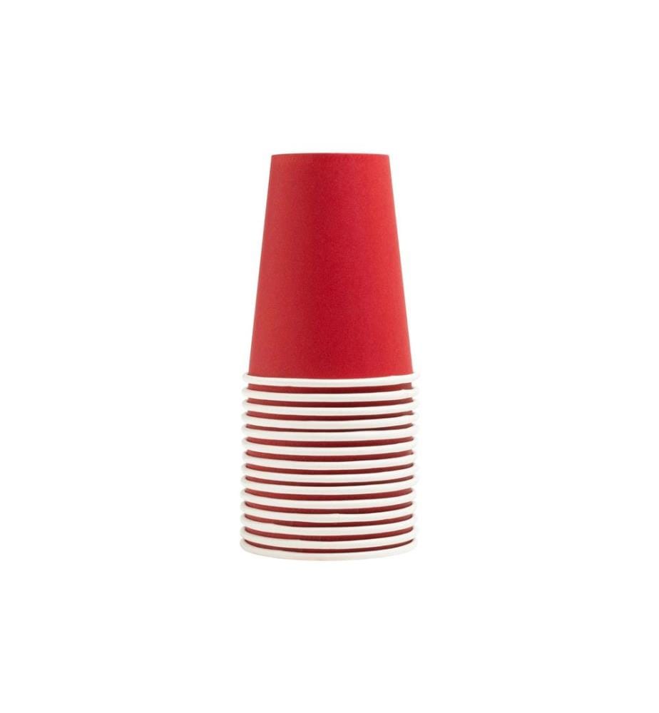 PRO nappe - Gobelets jetables 2 dl, 15 Pièce/s, Rouge