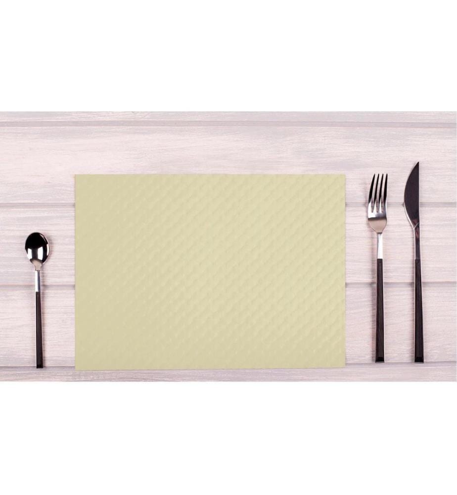 PRO nappe - Set de table 500 pièces, 30 cm x 40 cm, Ivoire