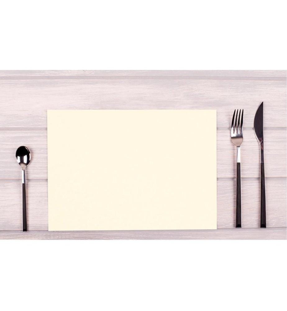 PRO nappe - Set de table 100 pièces, 30 cm x 40 cm, Ivoire