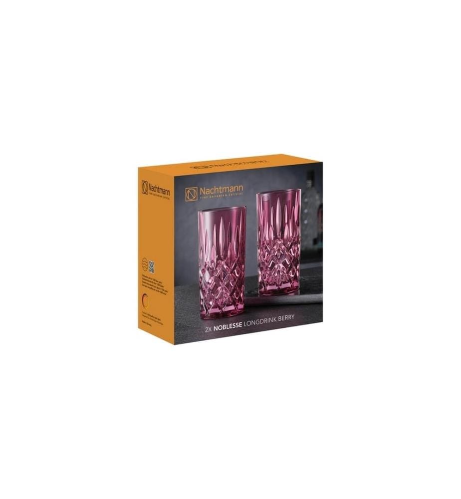 Nachtmann - Longdrinkglas Noblesse, Berry, 2 Stück