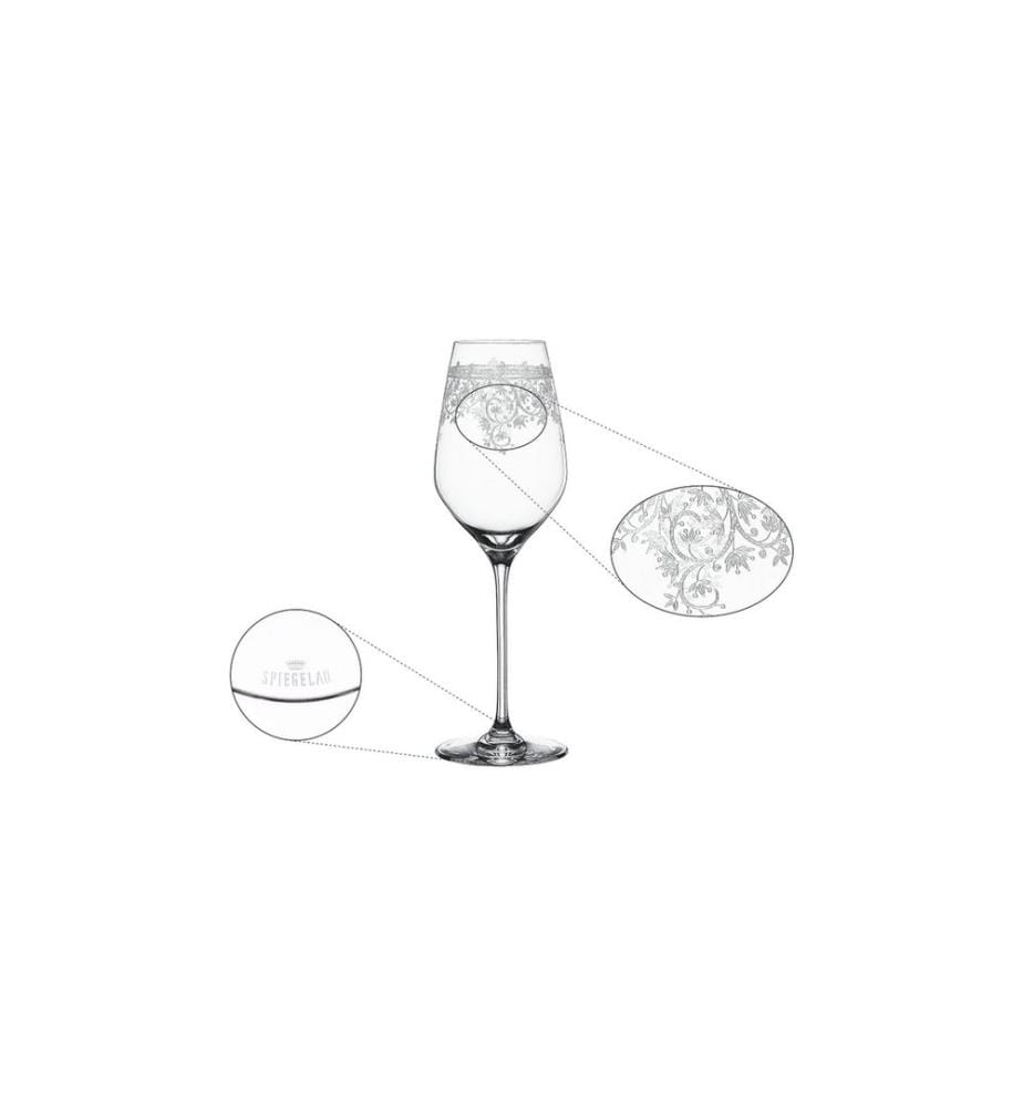 SPIEGELAU - Weissweinglas Arabesque 500 ml, 2 Stück, Transparent