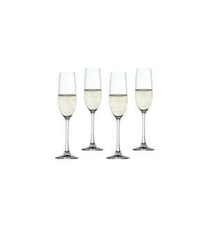 SPIEGELAU - Verre à Champagne Salute 210 ml, 4 Pièce/s, Transparent