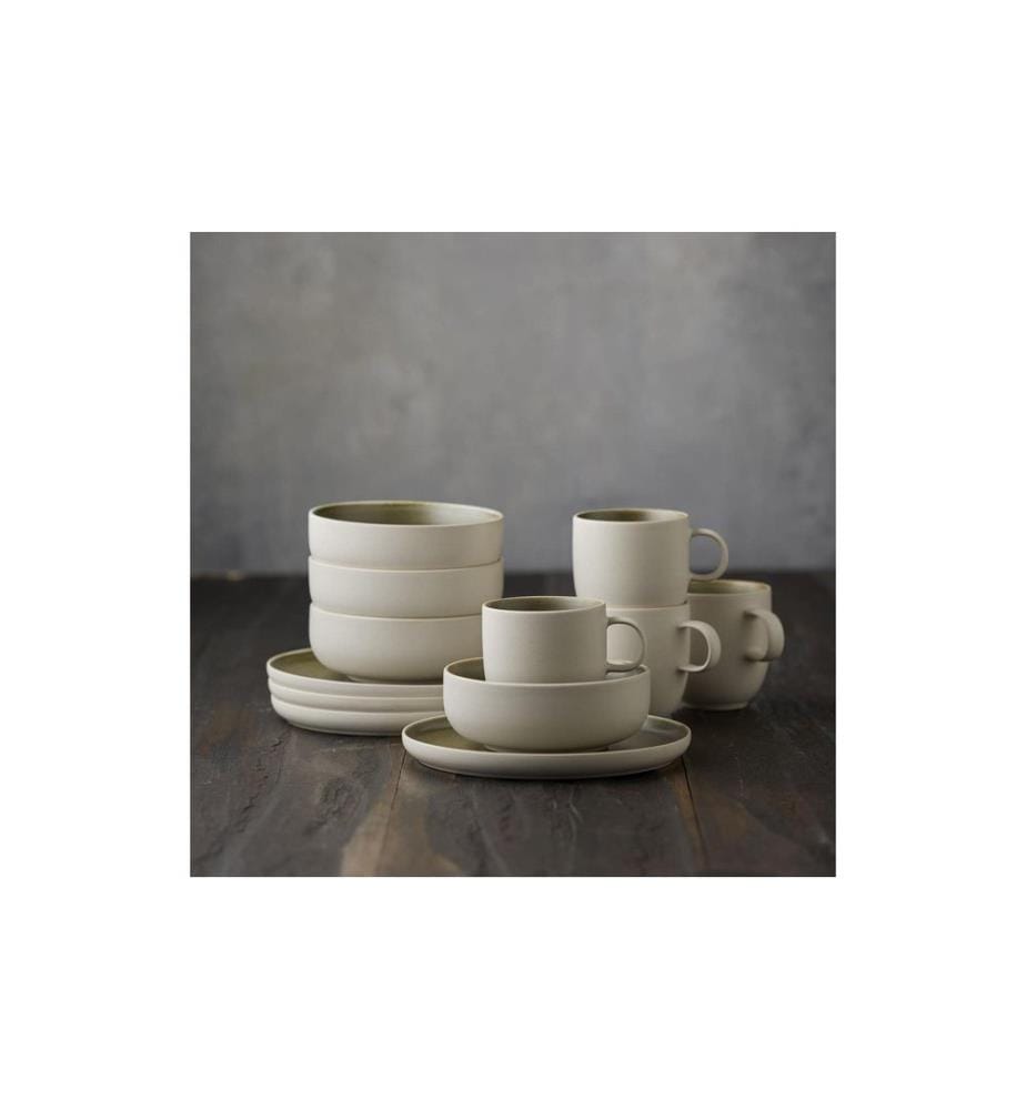 Studio Round - Set d'assiettes North 12 pièces, Vert