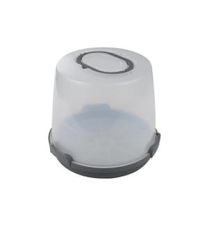 Dr.Oetker Boîte de transport pour cake Bake & Go Gris/Transparent
