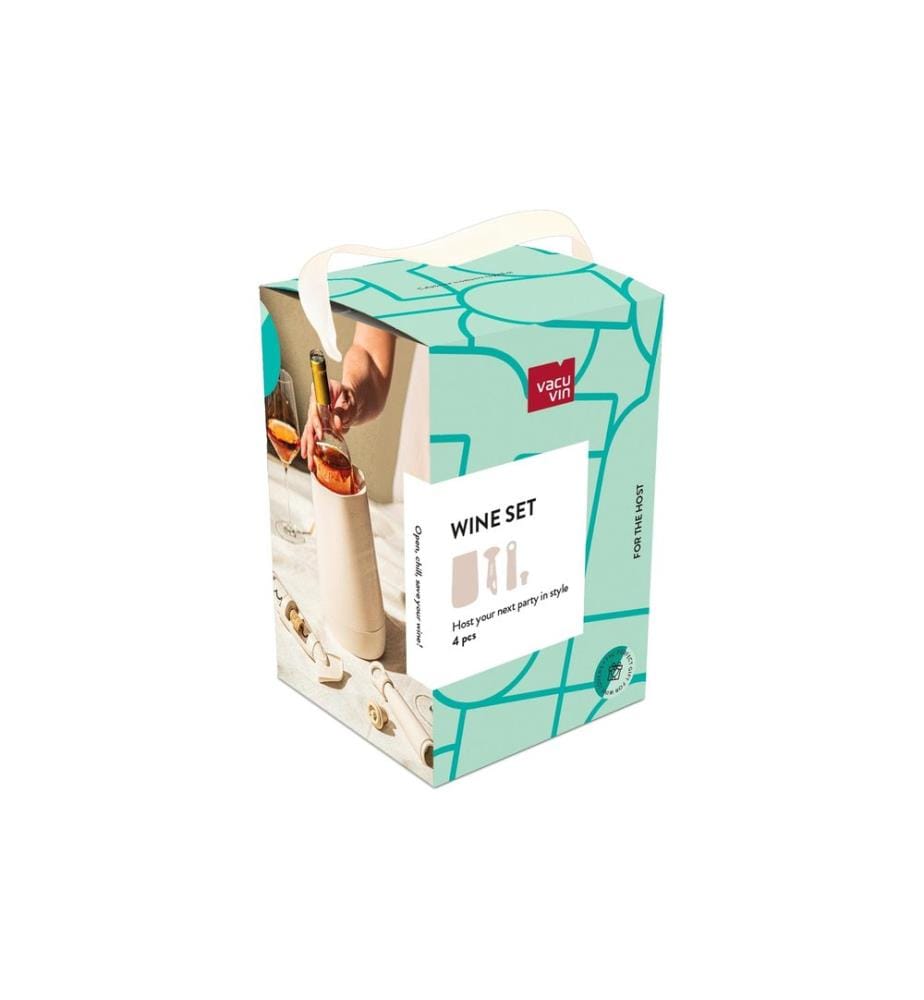 Vacuvin - Set à vin Hôte Sable 4 pièces