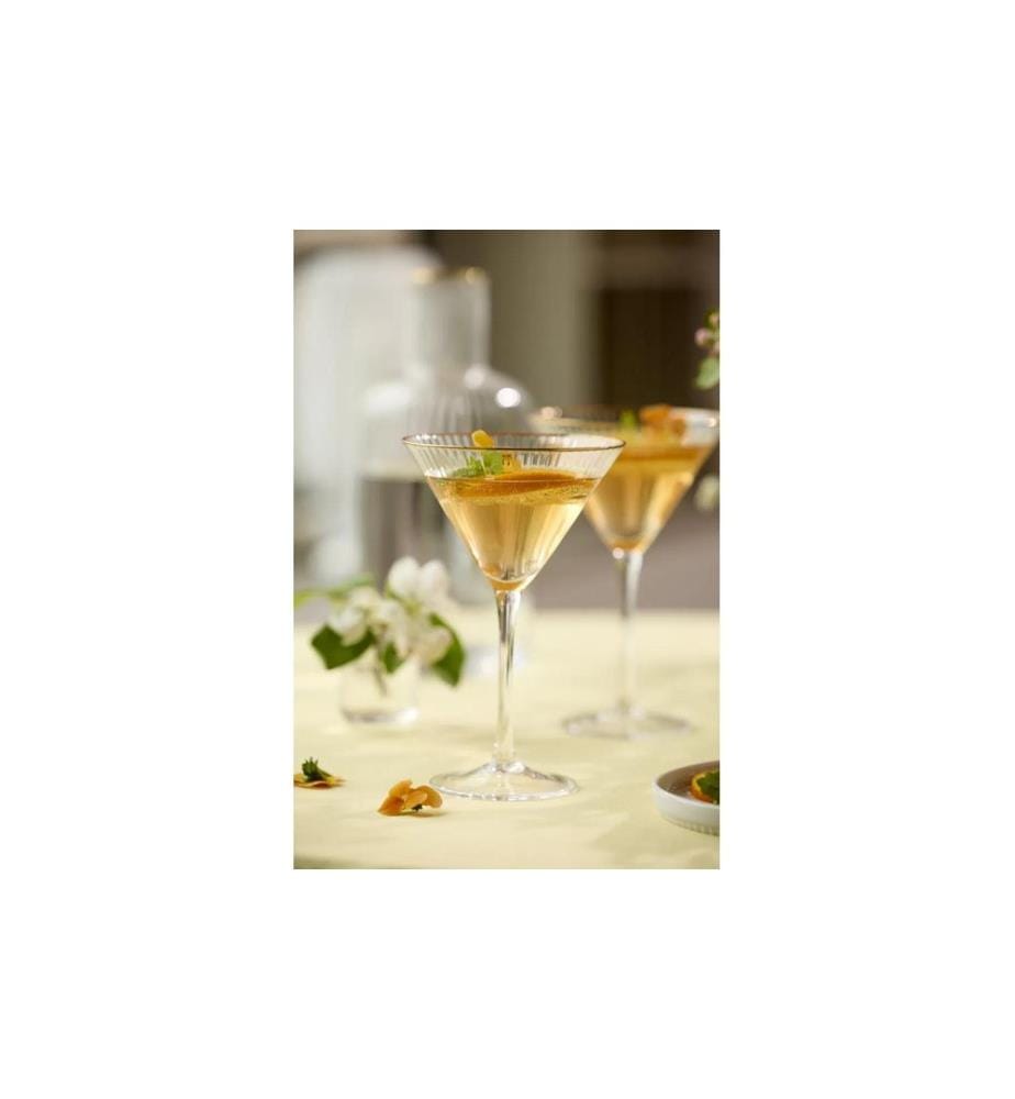 Lyngby - Martiniglas Palermo Gold 25 cl, 4 Stück