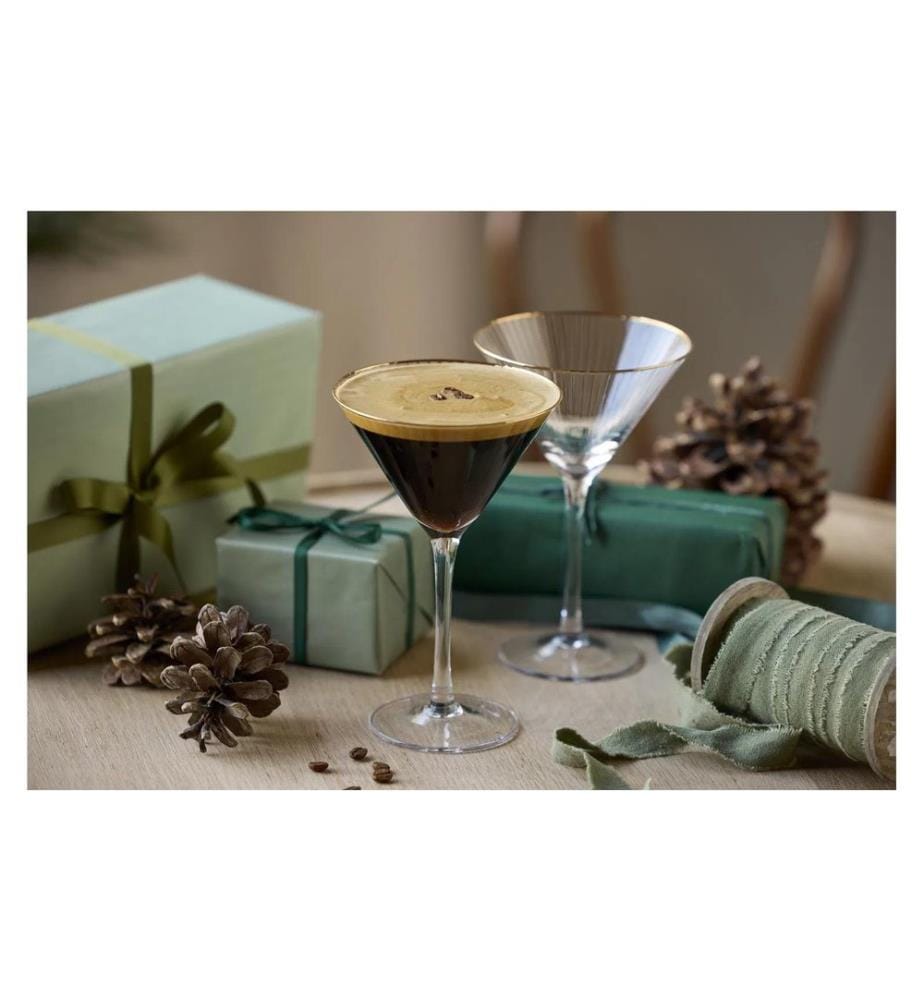 Lyngby - Martiniglas Palermo Gold 25 cl, 4 Stück