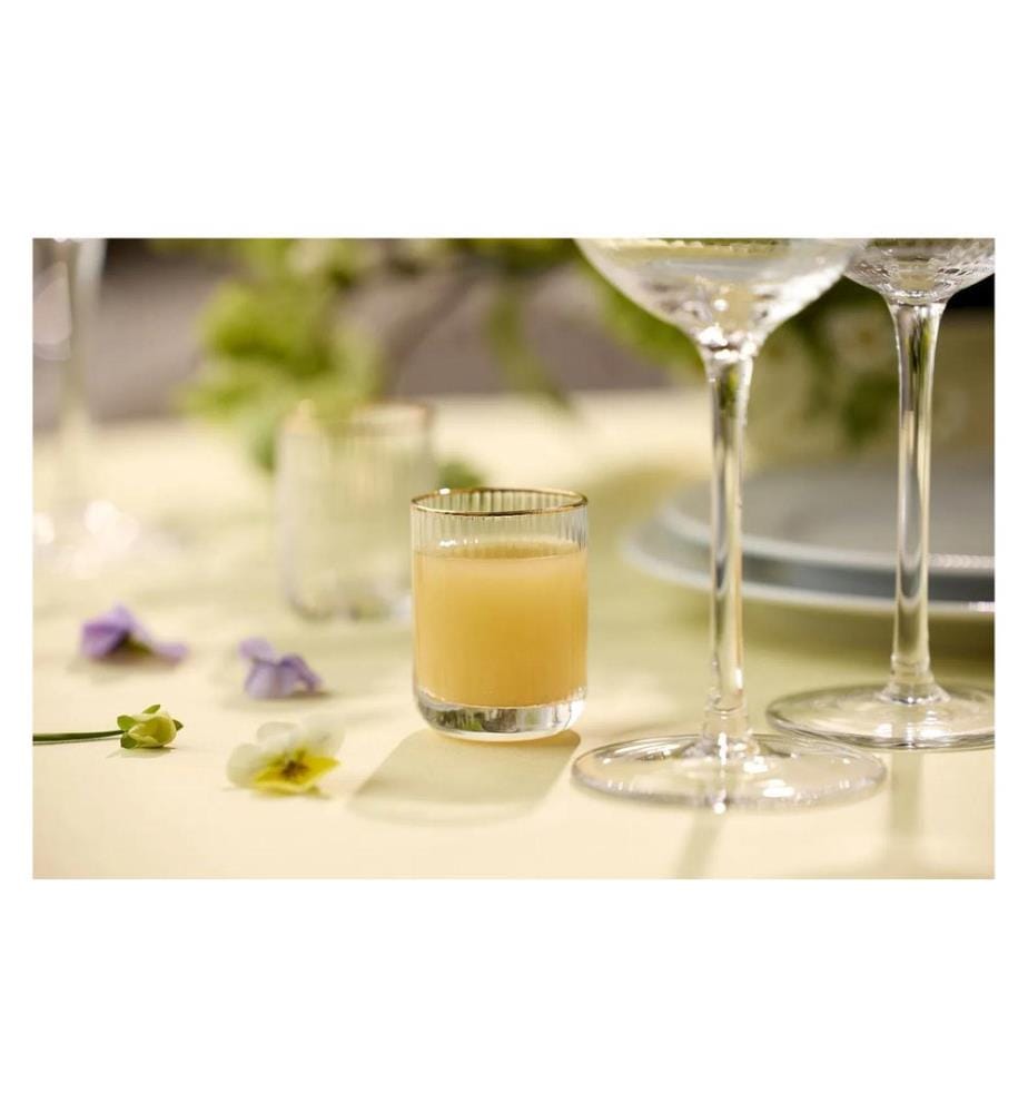 Lyngby - Verre à schnaps Palermo or 6 cl, set de 4