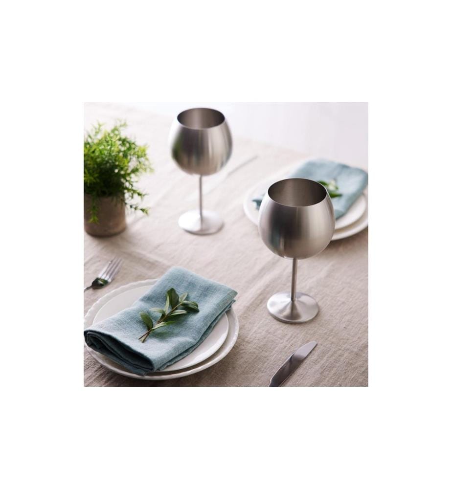 Oak & Steel - Verre à gin 700 ml, 4 Pièce/s, Argenté