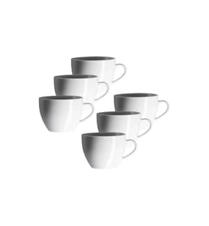 Mäser - Kaffeetasse Barca 23 cl, 6 Stück, Weiss