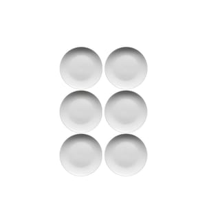 Mäser - Frühstücks- & Dessertteller Barca 20.5 cm, 6 Stück, Weiss