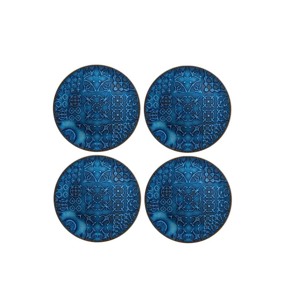 Mäser - Assiette de présentation Tiles 33 cm, 4 pièces, bleu