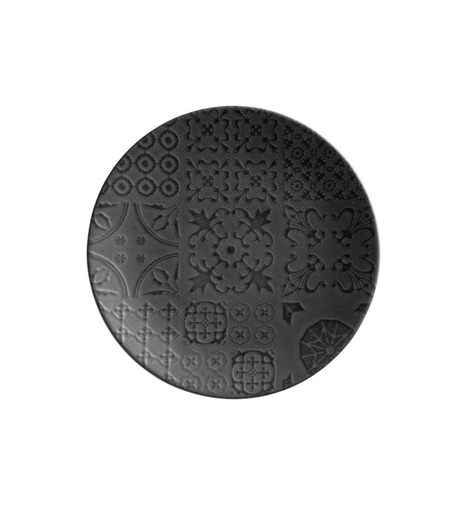 Mäser - Frühstücks- & Dessertteller Tiles 21 cm, 4 Stück, Schwarz