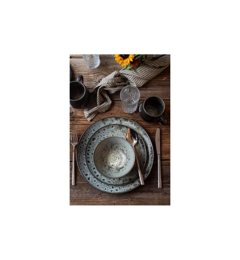 Mäser - Set d'assiettes Carellia 8 pièces, gris