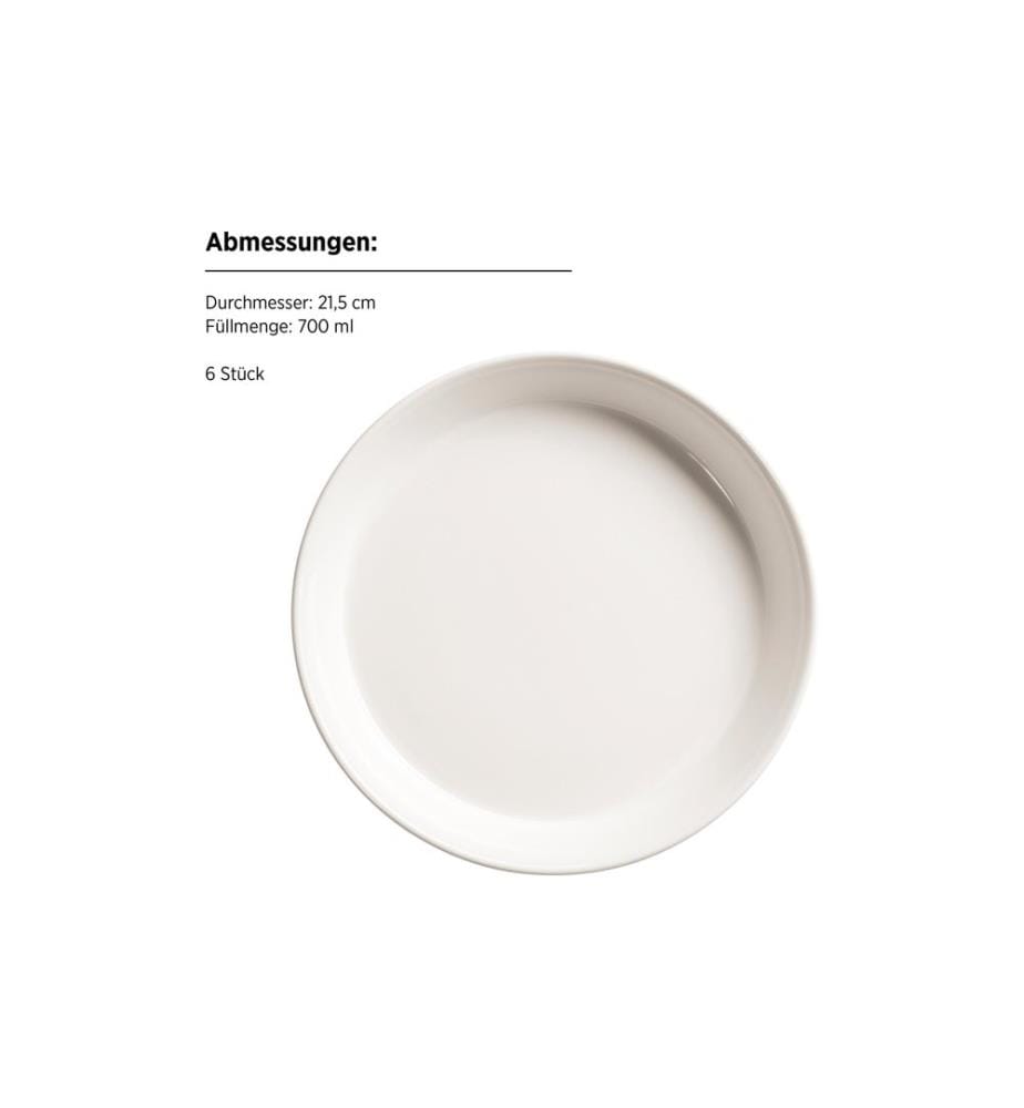 Mäser - Speise-Service Sita 12-teilig, Weiss
