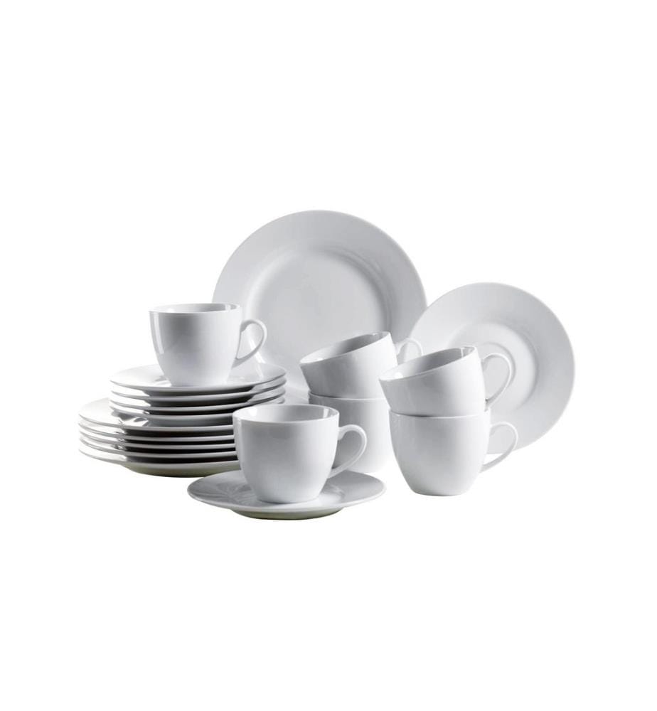 Mäser - Kaffee-Service Professional Dining 18-teilig, Weiss