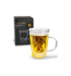 Creano - Verre à thé All in one 400 ml, 1 Pièce/s, Transparent