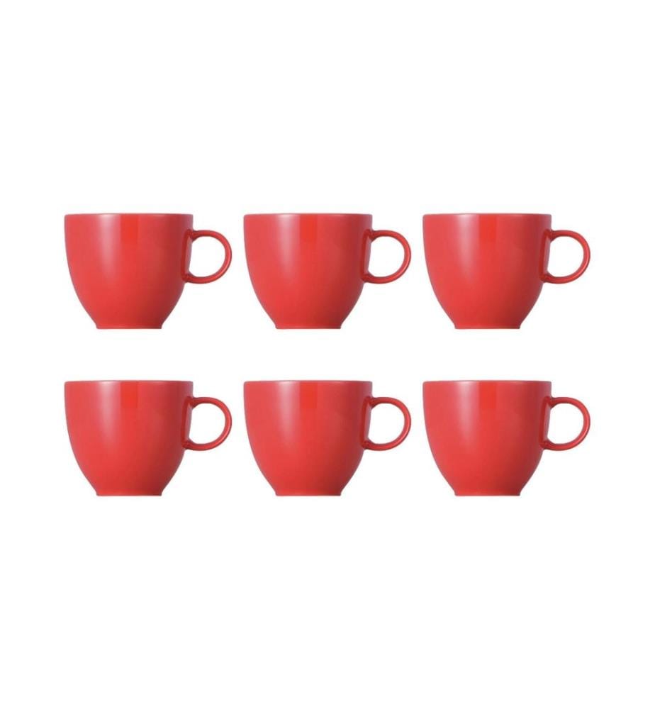 THOMAS - Tasse à expresso Sunny Day 80 ml, 6 Pièce/s, Rouge